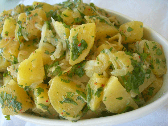 Patates Salatas Ka Kalori